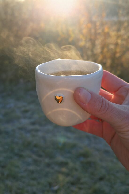 divas krūzītes... mīlu Tevi & kakao... baltas...