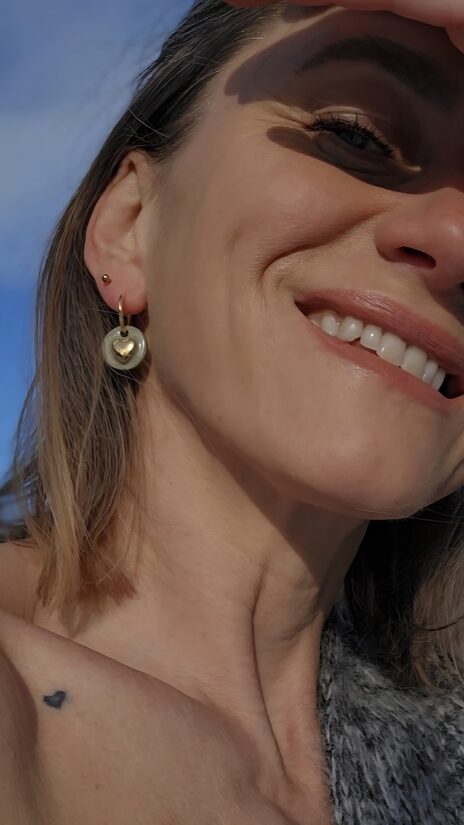 auskari... es mīlu... zaļi